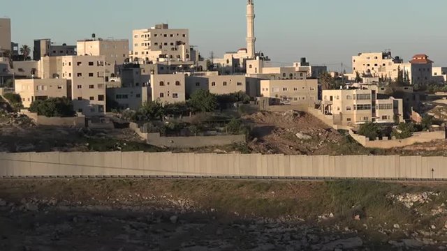 The Israeli West Bank barrier in East Jerusalem