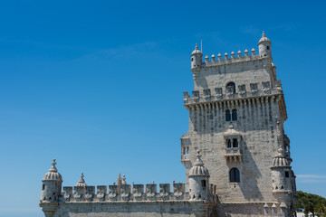 Fototapeta na wymiar Belem Tower in Lisbon Portugal