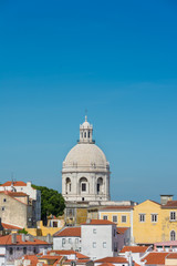 Fototapeta na wymiar Lisbon skyline with National Pantheon.
