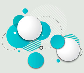 Vector Modern Design Circle template