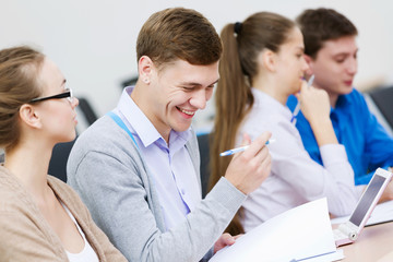 Students at lesson