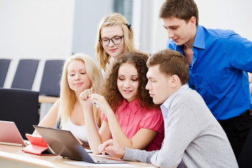 Fototapeta premium Students at lesson