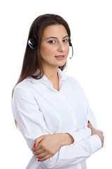 Support  phone operator in headset