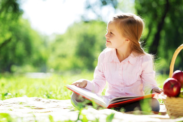 Girl in park