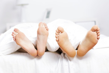 Couple in bed