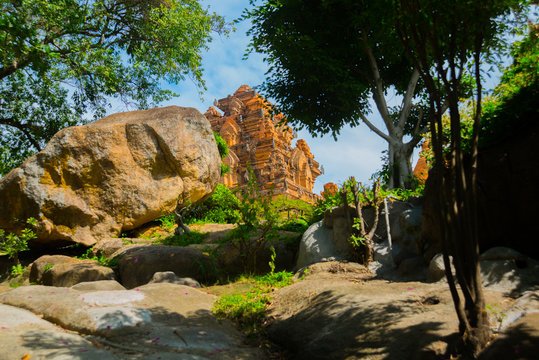 The temple complex Po Nagar, Ponagar Cham tower. Nha Trang.Vietnam