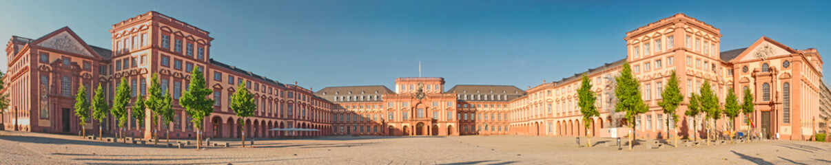 Das Mannheimer Schloss - obrazy, fototapety, plakaty