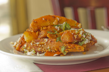 Indian Spiced Potato Wedges