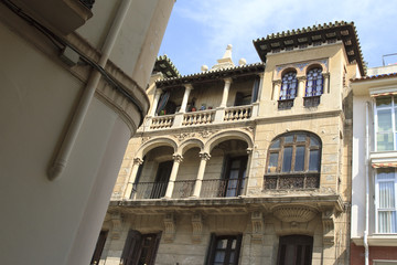 Obraz premium Moorish Architecture in Malaga, Spain