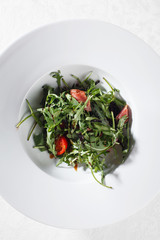 Salad of Arugula and Fryed