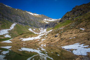 Fototapeta na wymiar Swiss Alpin Lake