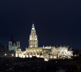 Fototapeta na wymiar Cathedral of Toledo. Castilla La Mancha. Spain.