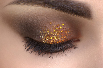 Fototapeta premium eye close up, makeup