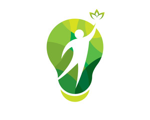 creative green herbal health care idea