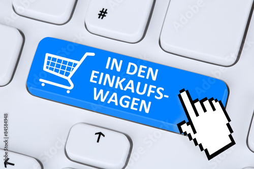 In Den Einkaufswagen Online Shopping Einkaufen Bestellen Im Inte