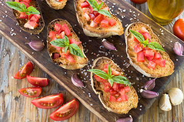 Bruschette, Italian Finger Food
