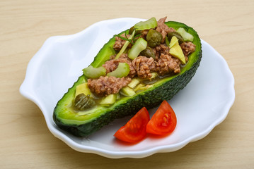 Tuna and avocado