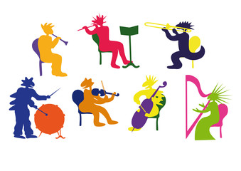 Orchestra funny monsters