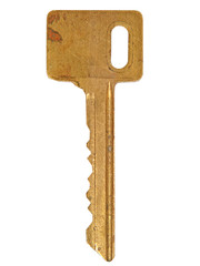 Key isolated on white background.