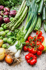 fresh vegetables