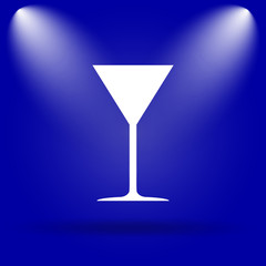 Martini glass icon