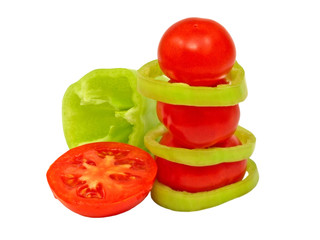 Fresh vegetables.