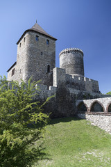 Fototapeta na wymiar view on Bedzin Castle in Poland,
