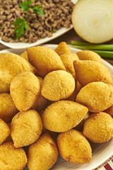 Bolinho Frito de carne temperada