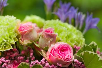flowers - Blumenstrauß mit Rosen