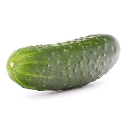 Cucumber vegetable  isolated on white background cutout