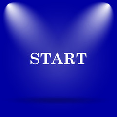 Fototapeta premium Start icon