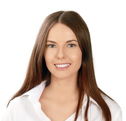 Women, Business, Smiling.