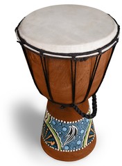 Fototapeta na wymiar Drum, Musical Instrument, Africa.
