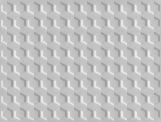 Hexagon white pattern 3D