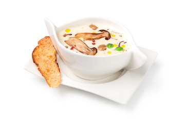 Cream of mushroom soup