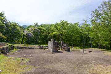橋野高炉跡　三番高炉（岩手県釜石市）