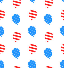  Seamless Texture Balloons for Independence Day