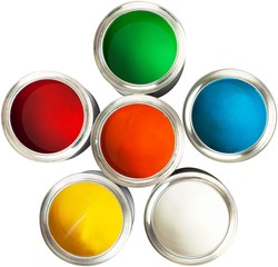 Color Wheel, Paint Can, Paint.