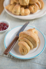 Croissant zum Frühstück 
