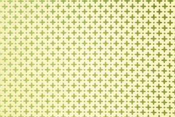 Ivory perforated metal plate