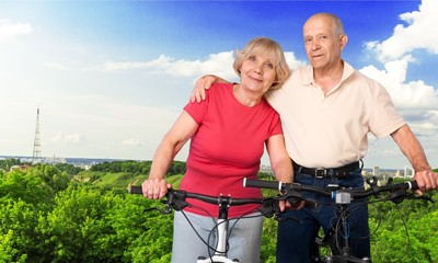 Obraz premium Senior Adult, Retirement, Senior Couple.