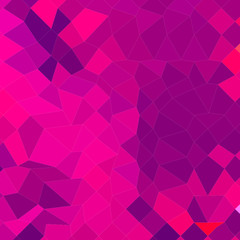 Medium Violet Red Abstract Low Polygon Background