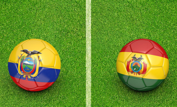 2015 Copa America football tournament, teams Ecuador vs Bolivia