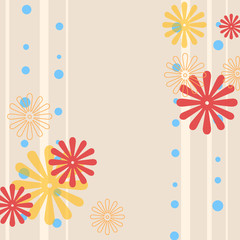 Obraz premium 花模様