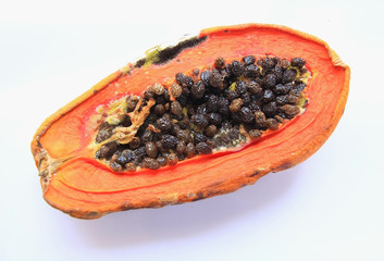 papaya rotten have fungus © pimonpim