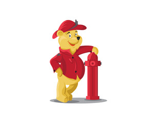 Firefighter Bear icon
