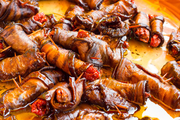 Dried tomatoes stuffed