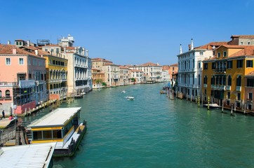 Fototapeta na wymiar Canal Grande from Accademia Bridge, Florence, Italy