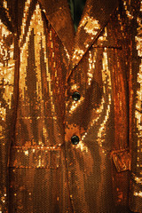 golden sparkly jacket