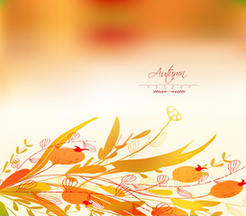 Fototapeta premium Background of autumn leaves